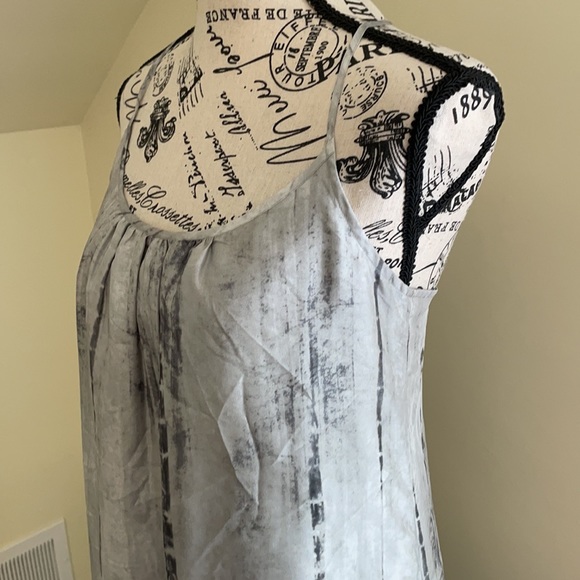 Eileen Fisher 100% Silk Grey Maxi Dress - Picture 5 of 10